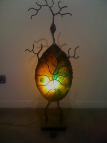 Sculpture intitulée "Lumière des bois" par Didier Dantras, Œuvre d'art originale