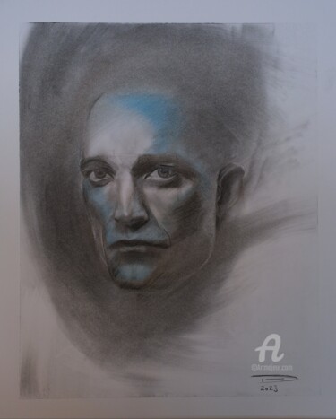 Painting titled "Diffuse" by Danut Lucian Tolnacs, Original Artwork, Charcoal