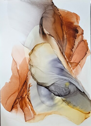 Картина под названием "metamorphosis" - Danuta Slautskaja, Подлинное произведение искусства, Чернила