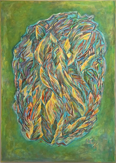 Malarstwo zatytułowany „Luska II” autorstwa Danuta Elzbieta Czyzyk, Oryginalna praca, Akryl