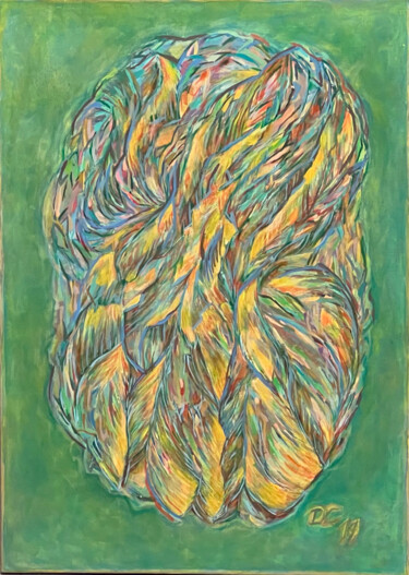 Malarstwo zatytułowany „Luska I” autorstwa Danuta Elzbieta Czyzyk, Oryginalna praca, Akryl