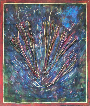 Peinture intitulée "Abstrakcje Dany 2 (…" par Danuta Elzbieta Czyzyk, Œuvre d'art originale, Acrylique