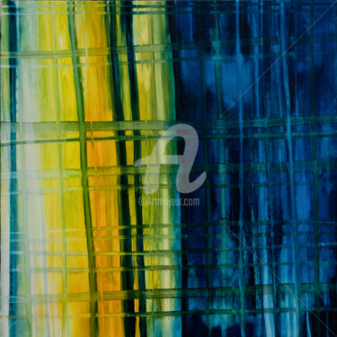 Peinture intitulée "Tissage 1.17" par Terwaech, Œuvre d'art originale, Huile