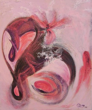 Peinture intitulée "Conception" par Dany, Œuvre d'art originale, Acrylique