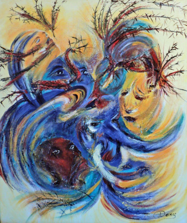 Peinture intitulée "Amnistie" par Dany, Œuvre d'art originale, Acrylique