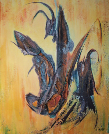 Peinture intitulée "Talisman" par Dany, Œuvre d'art originale, Acrylique