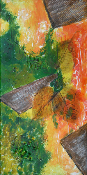 Peinture intitulée "Chant d'Automne 1" par Dany, Œuvre d'art originale, Acrylique