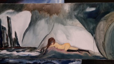 Peinture intitulée "tornade" par Dany Bouts, Œuvre d'art originale, Huile