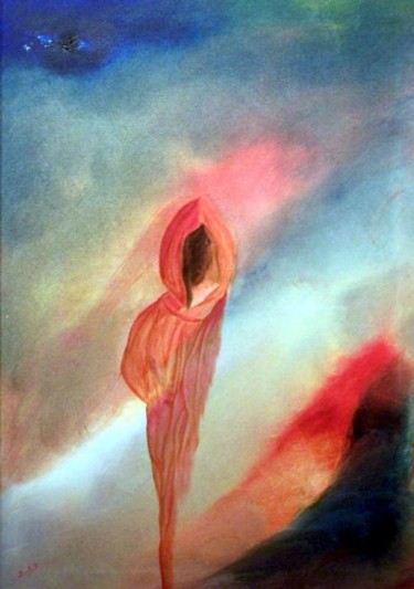 Peinture intitulée "apparition 2" par Dany Bouts, Œuvre d'art originale