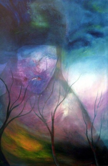 Peinture intitulée "mirage" par Dany Bouts, Œuvre d'art originale