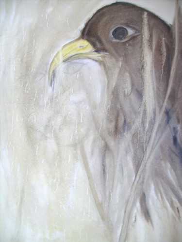 Painting titled "le rapace 2" by Dany Bouts, Original Artwork