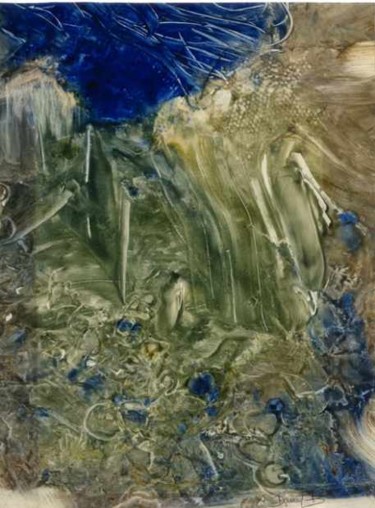 Peinture intitulée "priere.jpg encres m…" par Dany Blondeau, Œuvre d'art originale, Autre