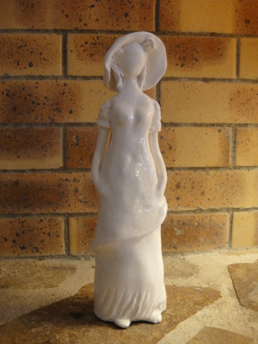 Sculpture titled "Mignonne 2" by Danielle Benotto, Original Artwork, Ceramics
