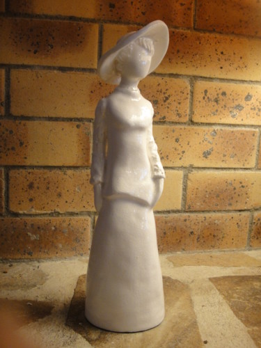 Sculpture intitulée "Mignonne 4" par Danielle Benotto, Œuvre d'art originale, Céramique