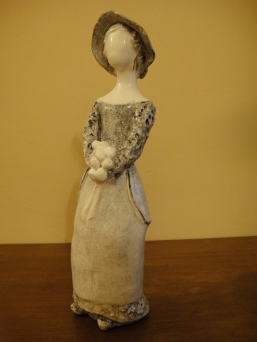 Sculpture titled "Mignonne 5" by Danielle Benotto, Original Artwork, Ceramics