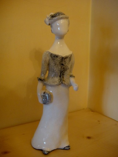 Sculpture titled "Mignonne 7" by Danielle Benotto, Original Artwork, Ceramics