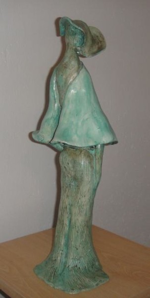 Sculpture titled "Chela" by Danielle Benotto, Original Artwork, Terra cotta