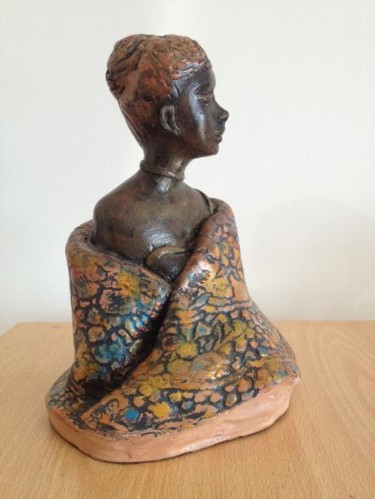Sculpture intitulée "Juliana" par Danielle Benotto, Œuvre d'art originale, Terre cuite