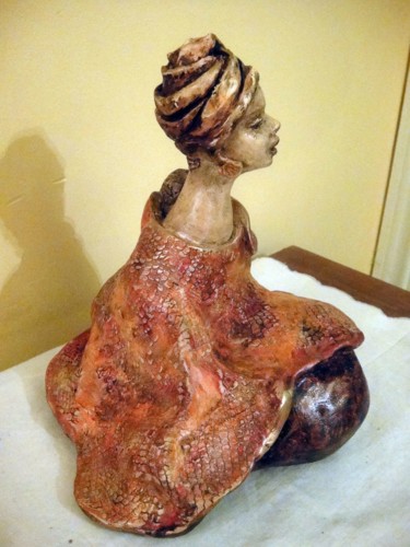 Sculpture intitulée "Sylva" par Danielle Benotto, Œuvre d'art originale, Céramique