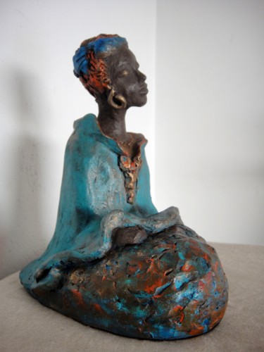 Sculpture intitulée "Aba" par Danielle Benotto, Œuvre d'art originale, Céramique