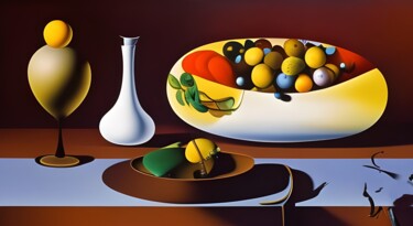 Arte digitale intitolato "La Cena" da Danyel Carinzia, Opera d'arte originale, Pittura digitale