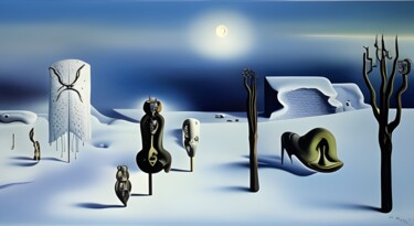 Artes digitais intitulada "Solstizio D'Inverno" por Danyel Carinzia, Obras de arte originais, Pintura digital