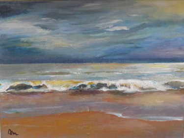 Peinture intitulée "#130 - Les sables r…" par Dany Mangion, Œuvre d'art originale, Acrylique