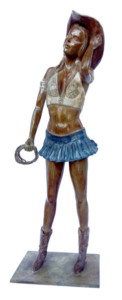 Escultura intitulada ""WENDY"" por Danielle Servey, Obras de arte originais, Bronze
