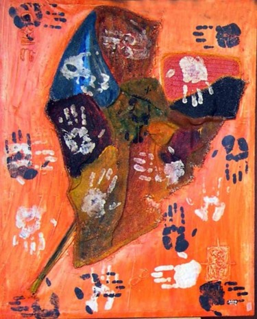 Painting titled "égalité" by Daou, Original Artwork