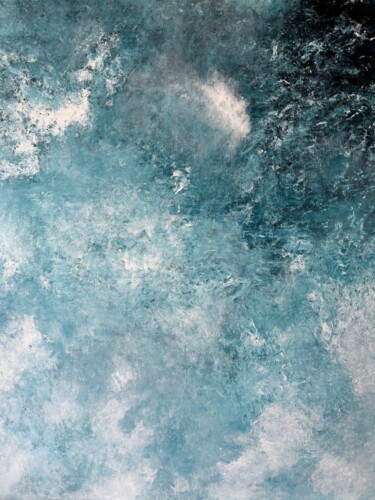 Peinture intitulée "« Turbulent tides o…" par Daphné Mistretta, Œuvre d'art originale, Acrylique