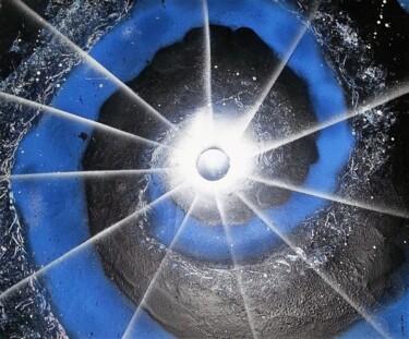 Painting titled "VORTEX" by Daravuth Kyphat, Original Artwork, Spray paint