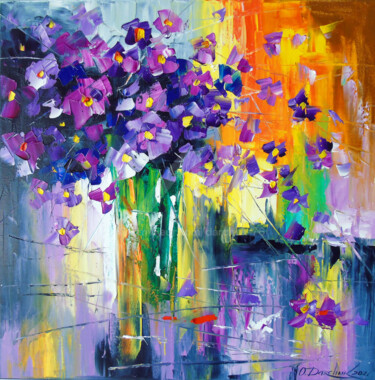 Bouquet of passion Peinture intitulée "Bouquet of passion" par Olha, Œuvre d'art originale, Huile