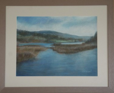 Drawing titled "Lac de Saint-Point…" by Jacqueline Dardel-Kormann, Original Artwork