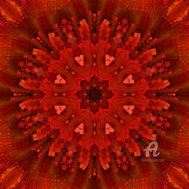 Digital Arts titled "Passion Rouge - Red…" by Benoît Dardier, Original Artwork, 2D Digital Work
