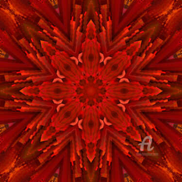 Arts numériques intitulée "Passion Rouge - Red…" par Benoît Dardier, Œuvre d'art originale, Travail numérique 2D