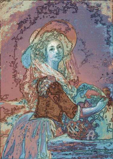 Digital Arts titled "Duchesse de Caderou…" by Benoît Dardier, Original Artwork, 2D Digital Work