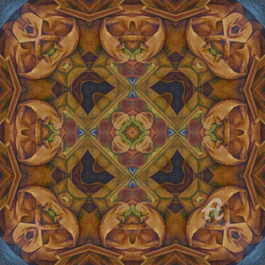 Digital Arts titled "Le buveur - Mosaïqu…" by Benoît Dardier, Original Artwork, 2D Digital Work