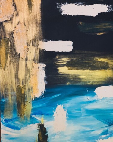 Pittura intitolato "Modern place" da Daria Kapytsia, Opera d'arte originale, Acrilico
