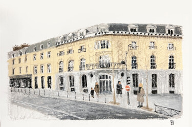 Malarstwo zatytułowany „La Tour-Maubourg” autorstwa Daria Klimenko, Oryginalna praca, Pastel