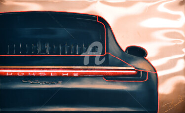 "Porsche 911 Carrera…" başlıklı Tablo Daria Kolosova tarafından, Orijinal sanat, Petrol