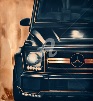 "Mercedes GELANDEWAG…" başlıklı Tablo Daria Kolosova tarafından, Orijinal sanat, Petrol