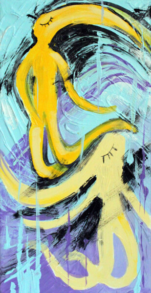 Картина под названием "сон 1" - Daria Pronina, Подлинное произведение искусства, Акрил