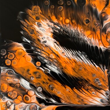 Картина под названием "Dragon" - Daria Sugrobova, Подлинное произведение искусства, Акрил