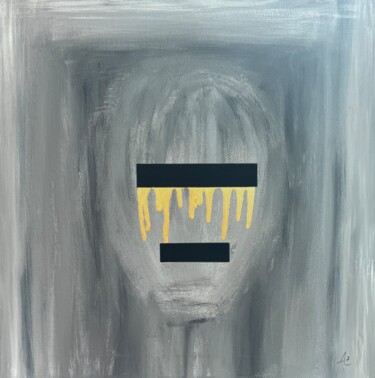 Painting titled "Depersonalization" by Daria Sugrobova, Original Artwork, Acrylic