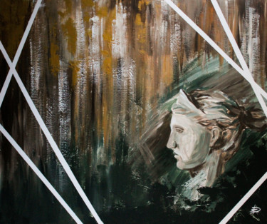 Painting titled "Diana" by Daria Zadorozhnaia, Original Artwork, Acrylic