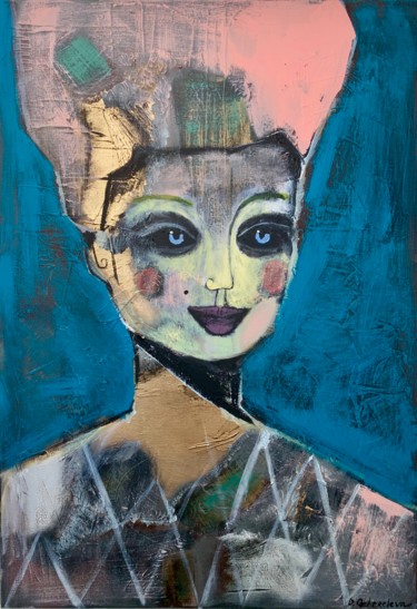Картина под названием "Amelia" - Daria Ozhereleva, Подлинное произведение искусства, Акрил