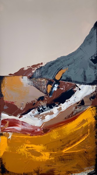 Pittura intitolato "Ascent" da Daria Ozhereleva, Opera d'arte originale, Acrilico