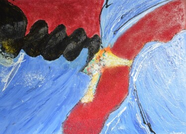 Peinture intitulée "Coup de cœur" par Darielle Puccini Artiste Peintre, Œuvre d'art originale, Acrylique