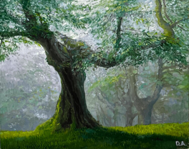 Painting titled "THE TREE OF LIFE" by Darina Abramova, Original Artwork, Oil