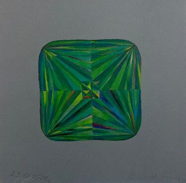 Painting titled "DIAMOND2" by Darina Abramova, Original Artwork, Pencil